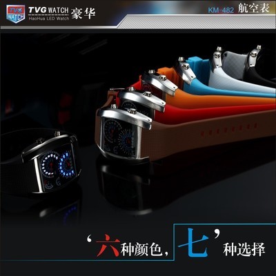 工廠批發塑料LED運動手表 優質價格，觸屏新體驗